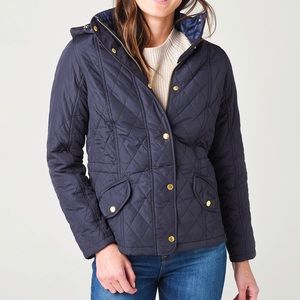 BARBOUR Millfire Navy Blue Quilted Jacket NEW